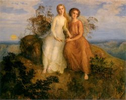 The Poem of The Soul One Evening by Anne Francois Louis Janmot