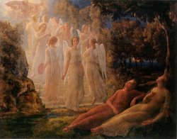 The Poem of The Soul The Golden Ladder by Anne Francois Louis Janmot