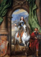 Charles I with Monsieur De St Antoine by Anthony van Dyck