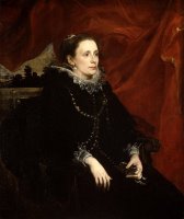 Portrait of a Woman, Called The Marchesa Durazzo by Anthony van Dyck