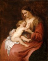 Virgin And Child by Anthony van Dyck