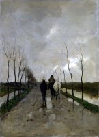 A Dutch Road by Anton Mauve