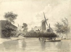 Gezicht Te Haarlem by Anton Mauve