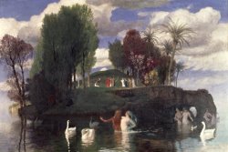 The Island of the Living by Arnold Bocklin