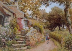 A Country Lane by Arthur Claude Strachan