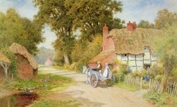 A Warwickshire Lane by Arthur Claude Strachan