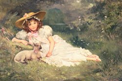 The Little Shepherdess by Arthur Dampier May
