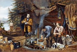 Camping in The Woods a Good Time Coming by Arthur Fitzwilliam Tait