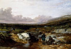 Deer Stalking in Scotland Getting Ready by Arthur Fitzwilliam Tait
