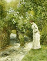 The Mill Stream in Spring by Arthur Hopkins