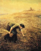 Gleaning by Arthur Hughes