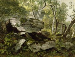 Study from Nature - Rocks and Trees by Asher Brown Durand