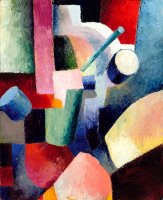 Colored Composition of Forms by August Macke