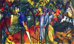 Zoological Gardens 1 by August Macke