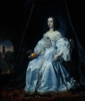 Princess Henrietta Mary Stuart by Bartholomeus Van Der Helst