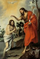 The Baptism of Christ by Bartolome Esteban Murillo