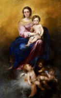 The Madonna of The Rosary by Bartolome Esteban Murillo