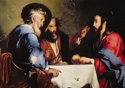 Supper at Emmaus by Bernardo Strozzi