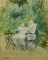 In the Garden by Berthe Morisot