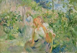 In the Garden at Roche Plate by Berthe Morisot