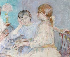 Le Piano by Berthe Morisot