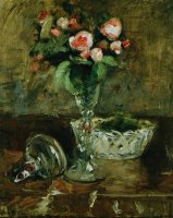 Roses by Berthe Morisot
