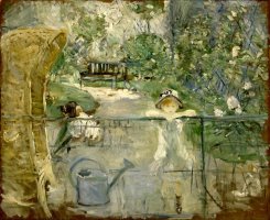 The Basket Chair by Berthe Morisot