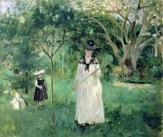 The Butterfly Hunt by Berthe Morisot