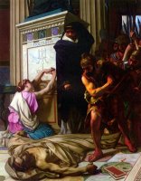 The Death of Demosthenes by Camille Felix Bellanger