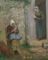Charity by Camille Pissarro