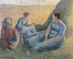 Haymakers Resting by Camille Pissarro