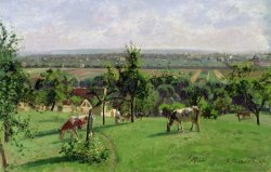Hillside of Vesinet by Camille Pissarro