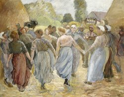 La Ronde by Camille Pissarro