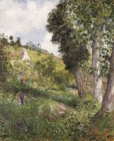 Landscape 'with Cabbage' Near Pontoise by Camille Pissarro
