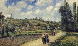 Landscape near Pontoise by Camille Pissarro