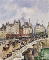 Le Pont Neuf by Camille Pissarro