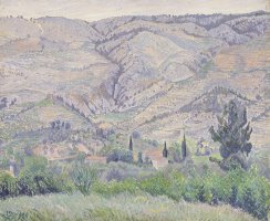 Le Ragas near Toulon by Camille Pissarro