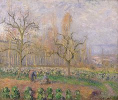 Orchard At Pontoise by Camille Pissarro