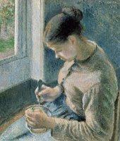 The Breakfast by Camille Pissarro