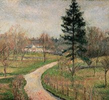 The Chateau At Busagny by Camille Pissarro