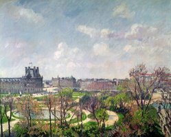 The Garden of the Tuileries by Camille Pissarro