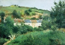 The Path in The Village by Camille Pissarro