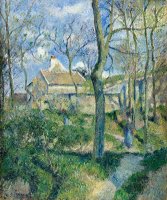The Path to Les Pouilleux, Pontoise by Camille Pissarro