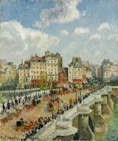 The Pont Neuf by Camille Pissarro