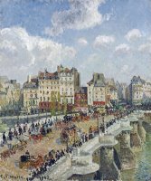 The Pont Neuf, Paris by Camille Pissarro