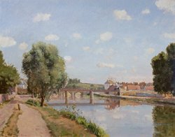 The Railway Bridge by Camille Pissarro