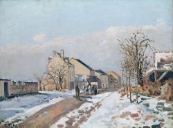 The Road from Gisors to Pontoise by Camille Pissarro