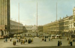 The Piazza San Marco by Canaletto