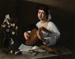 Apollo The Lute Player by Caravaggio