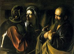 Denial St Peter by Caravaggio